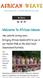 Mobile Screenshot of africanweave.com.au